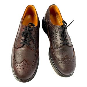 Dr Martens 3989 BROGUE MIE in Dark Brown Men Size 8 UK Women Size 9 UK
